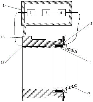 Wireless power and signal transmission system of deep sea auv connection platform