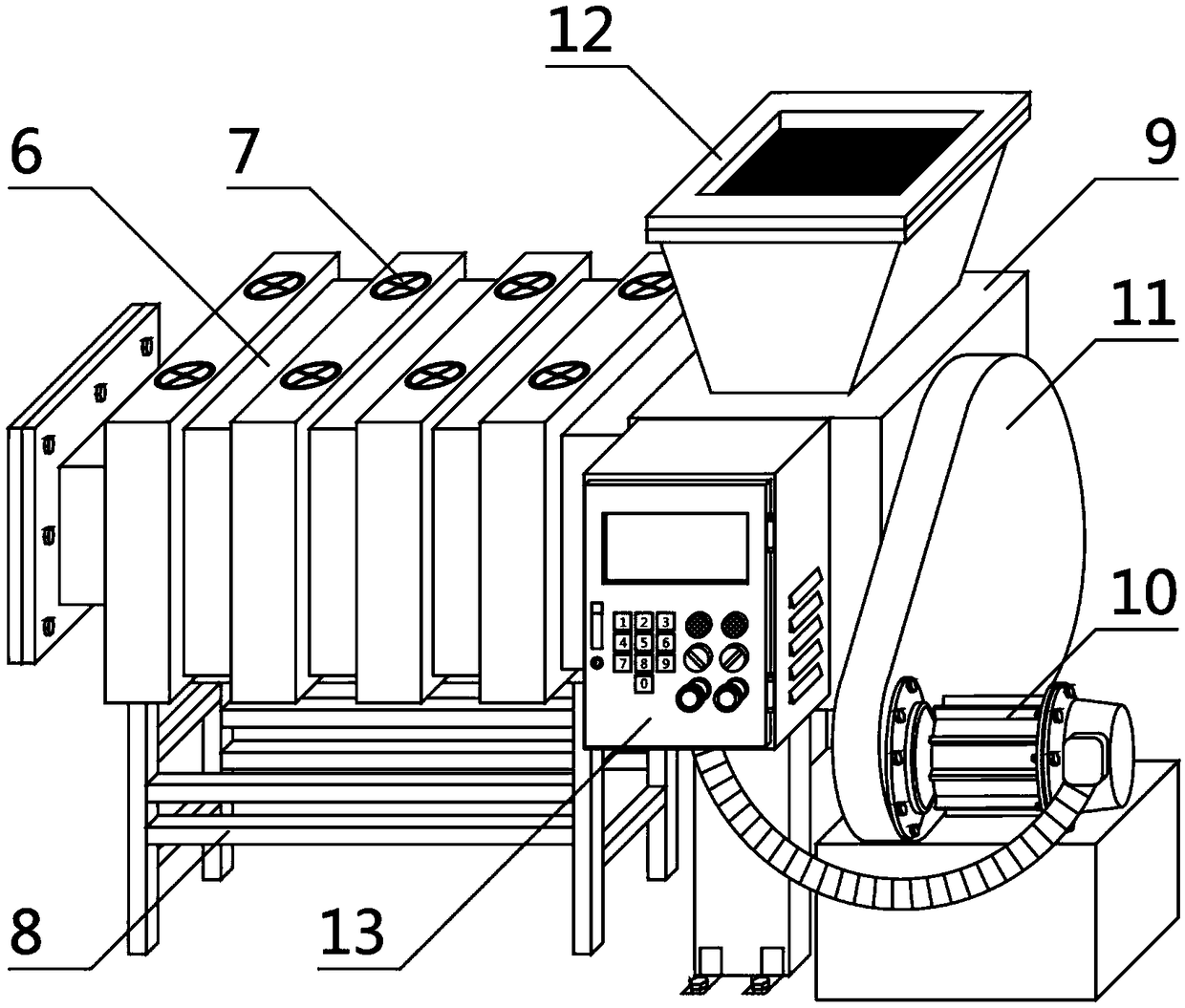 Large-scale indoor space air purification equipment