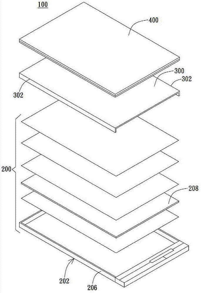 Frame narrowing display device and producing method thereof