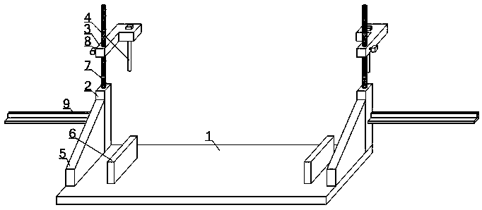 Auxiliary mechanism for installing support lug during automobile assembling