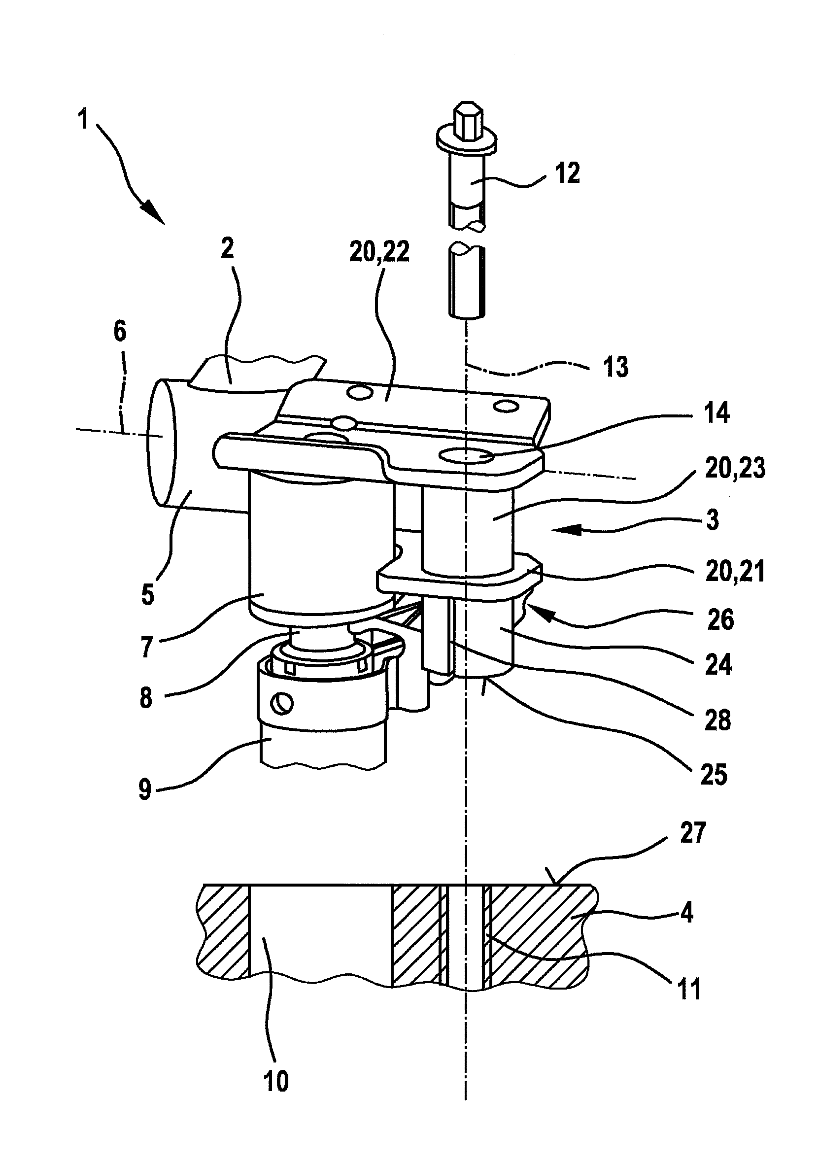Holder and system having a fuel rail and multiple holders