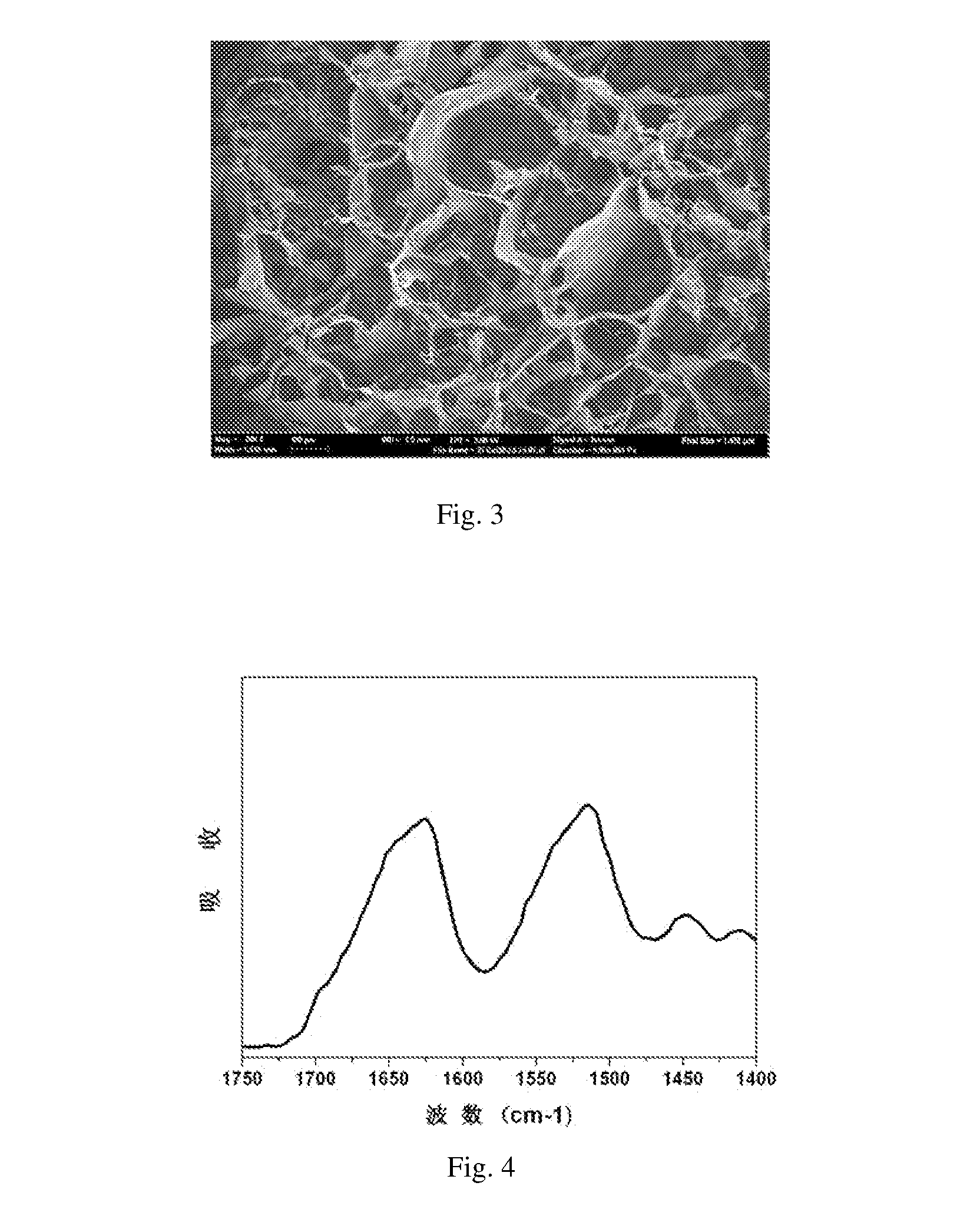 High-strength biological scaffold material and preparation method thereof