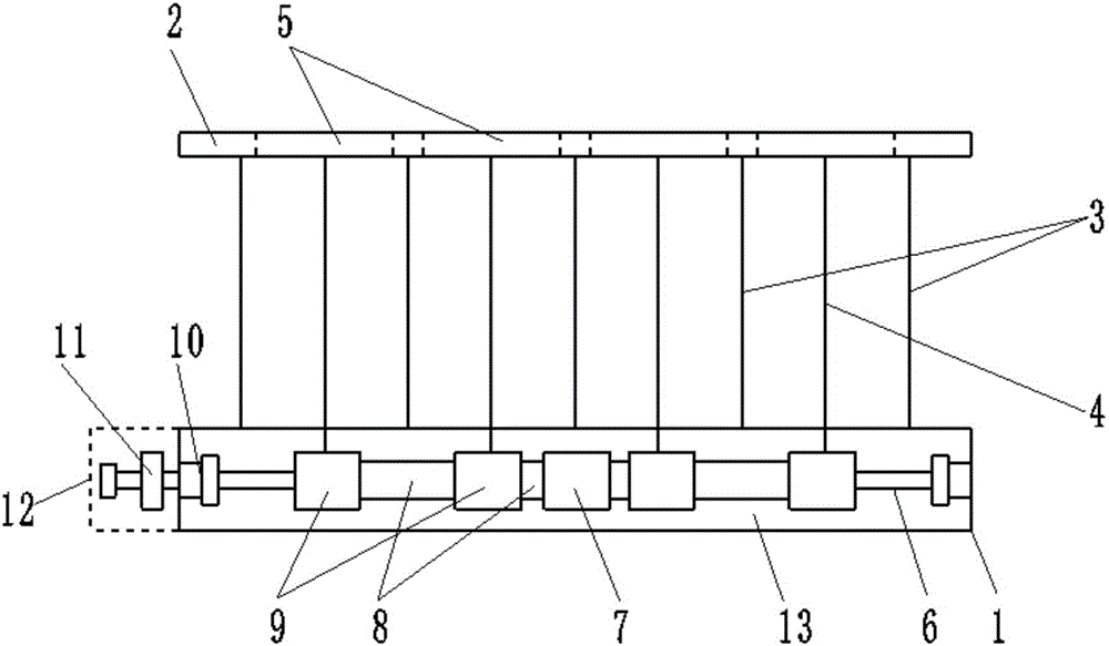 Variable-pitch fence