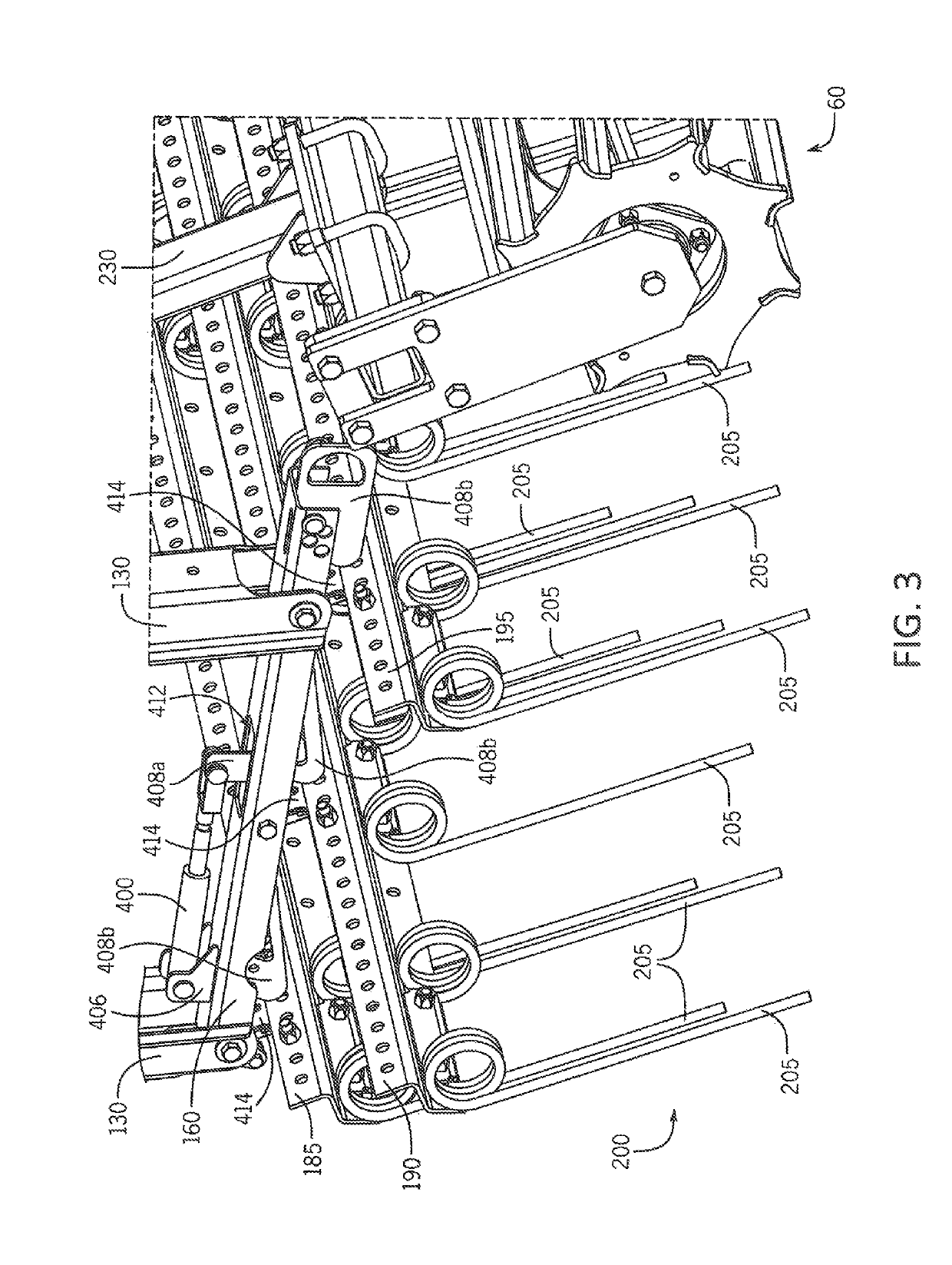 Electronic sensor assembly for monitoring smoothing tools of a harrow