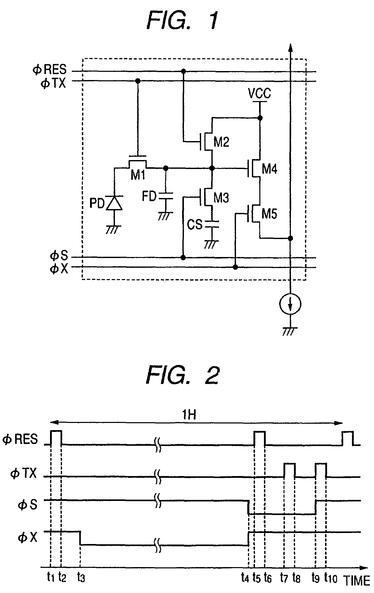 Solid state image pickup device and camera