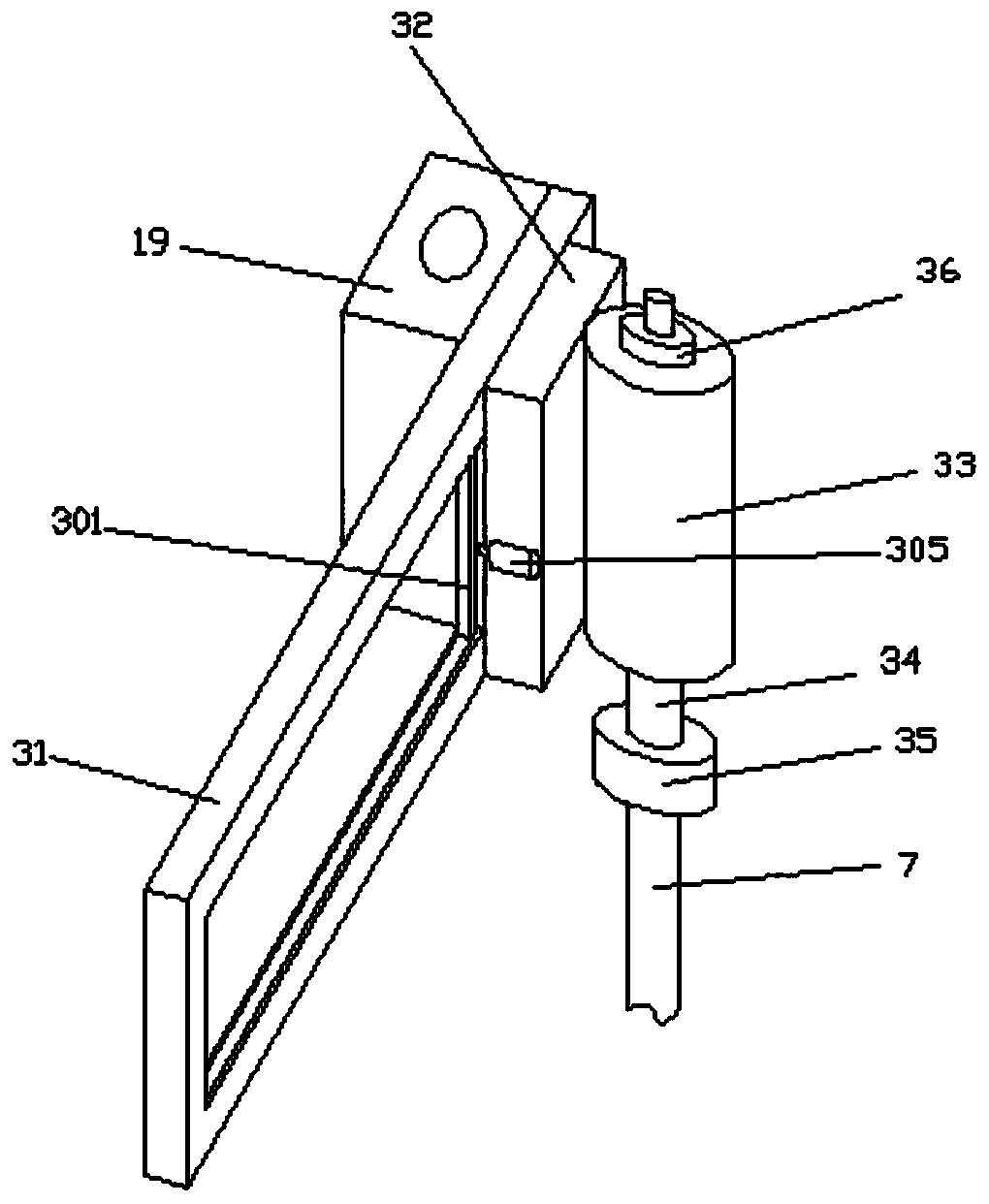 A grain sampling device for a grain depot