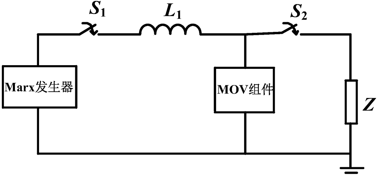 High-voltage pulse generator based on pulse forming network and varistor