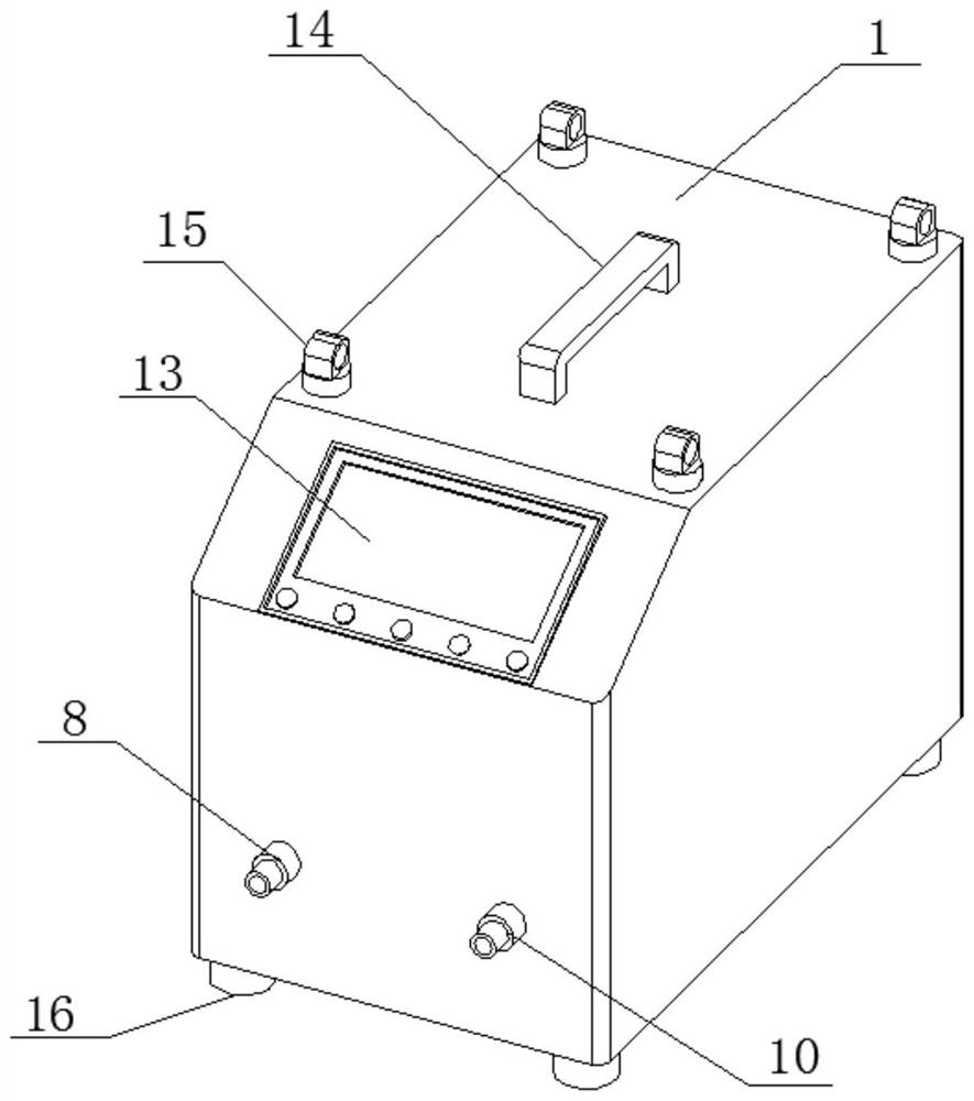 Convenient-to-use oil changing device for hydraulic control system of wind turbine generator