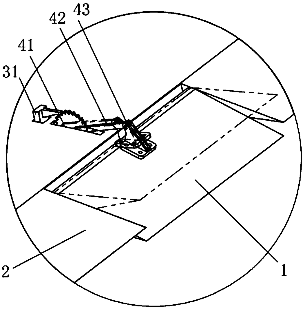 Airplane movable airfoil face adjustable device based on piezoelectric driving