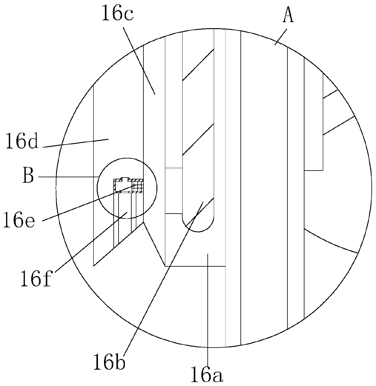 A semi-open automobile door drainage anti-splash auxiliary device