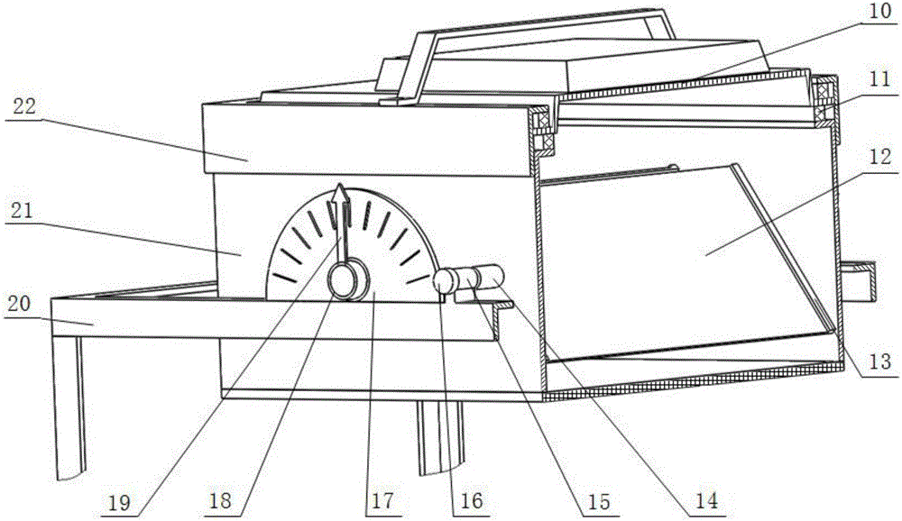 A kind of polymer powder slush molding test method and device