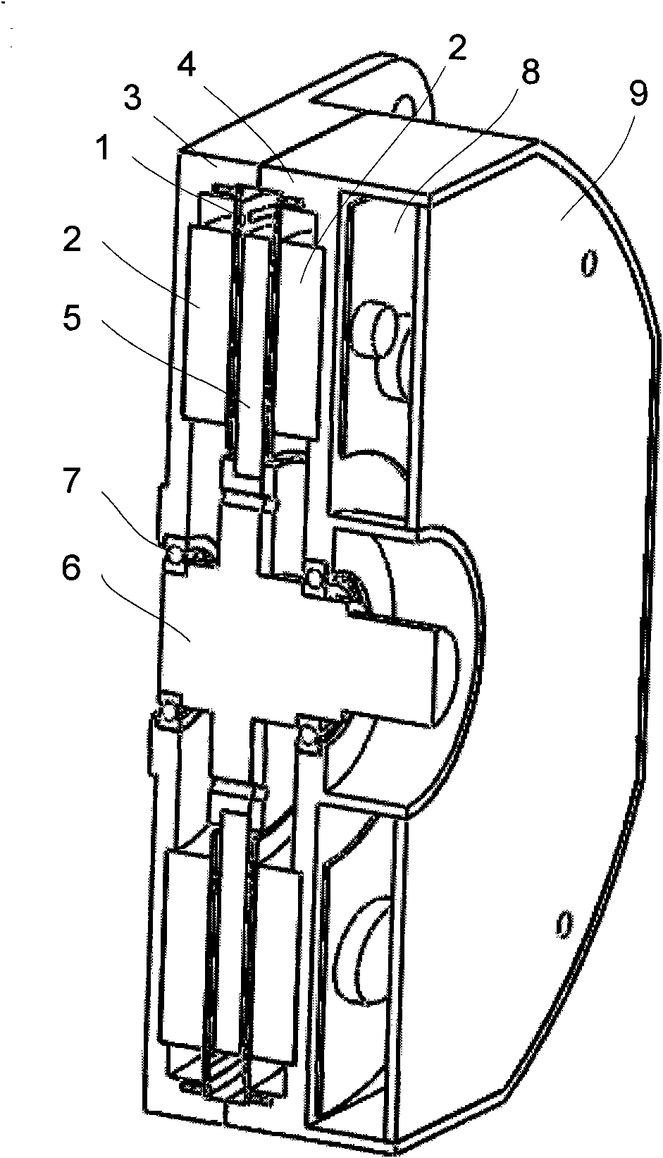 Disc type permanent magnet motor comprising winding in printed circuit board structure