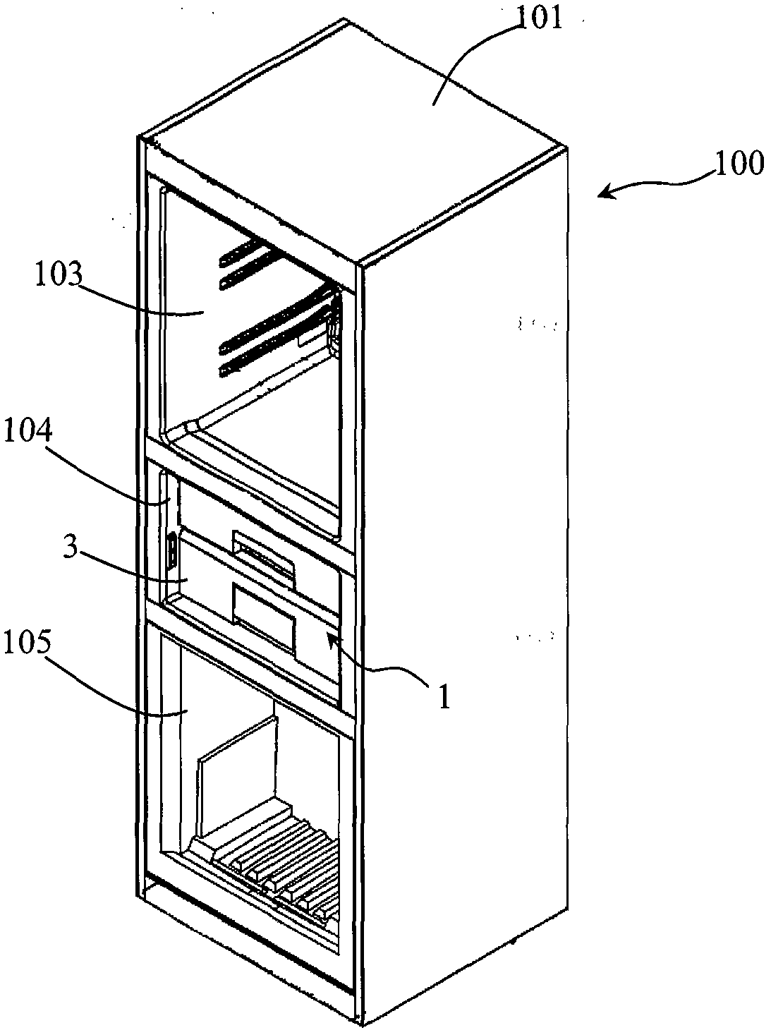 Refrigeration appliance with storage unit
