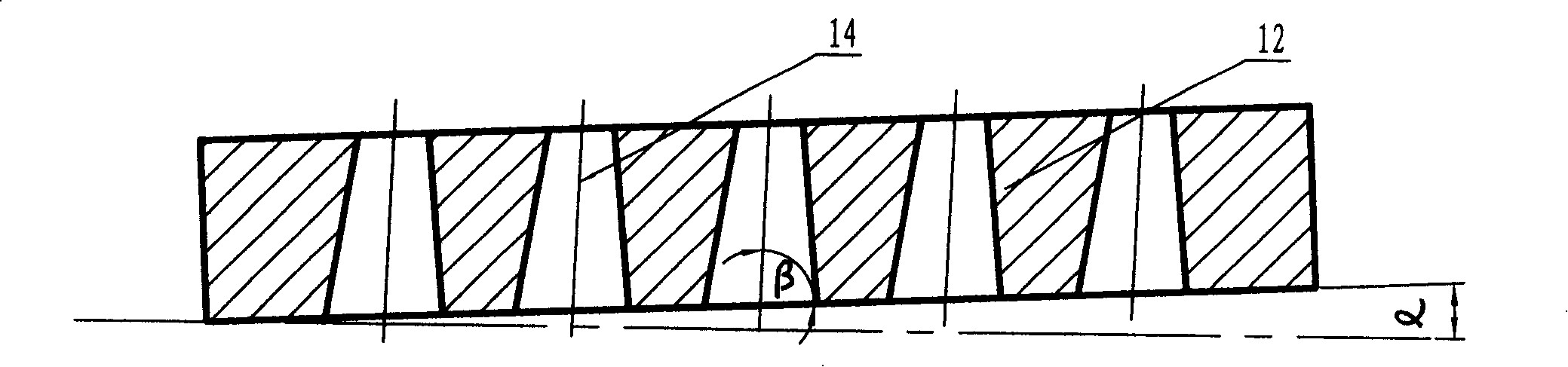 Air-actuated overflow wind-water combined slag-cooling machine