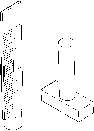 Portable straightness detection device