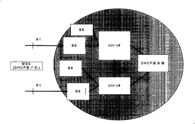 Method for processing dynamic IP address by wireless access technology