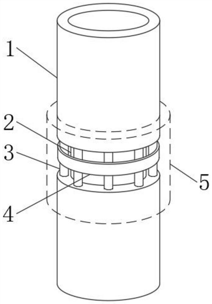 Water pipe purification device with self-repairing function