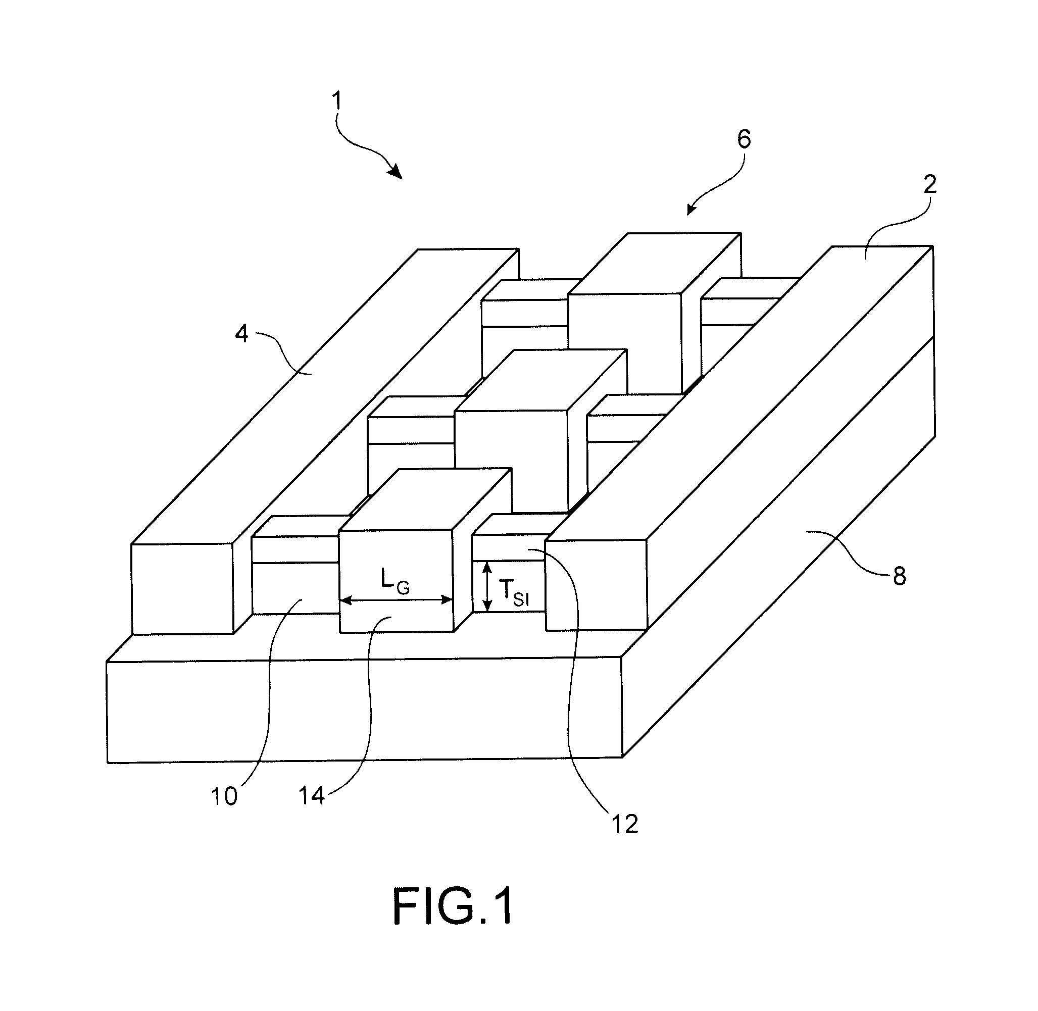 Field effect transistor with alternate electrical contacts