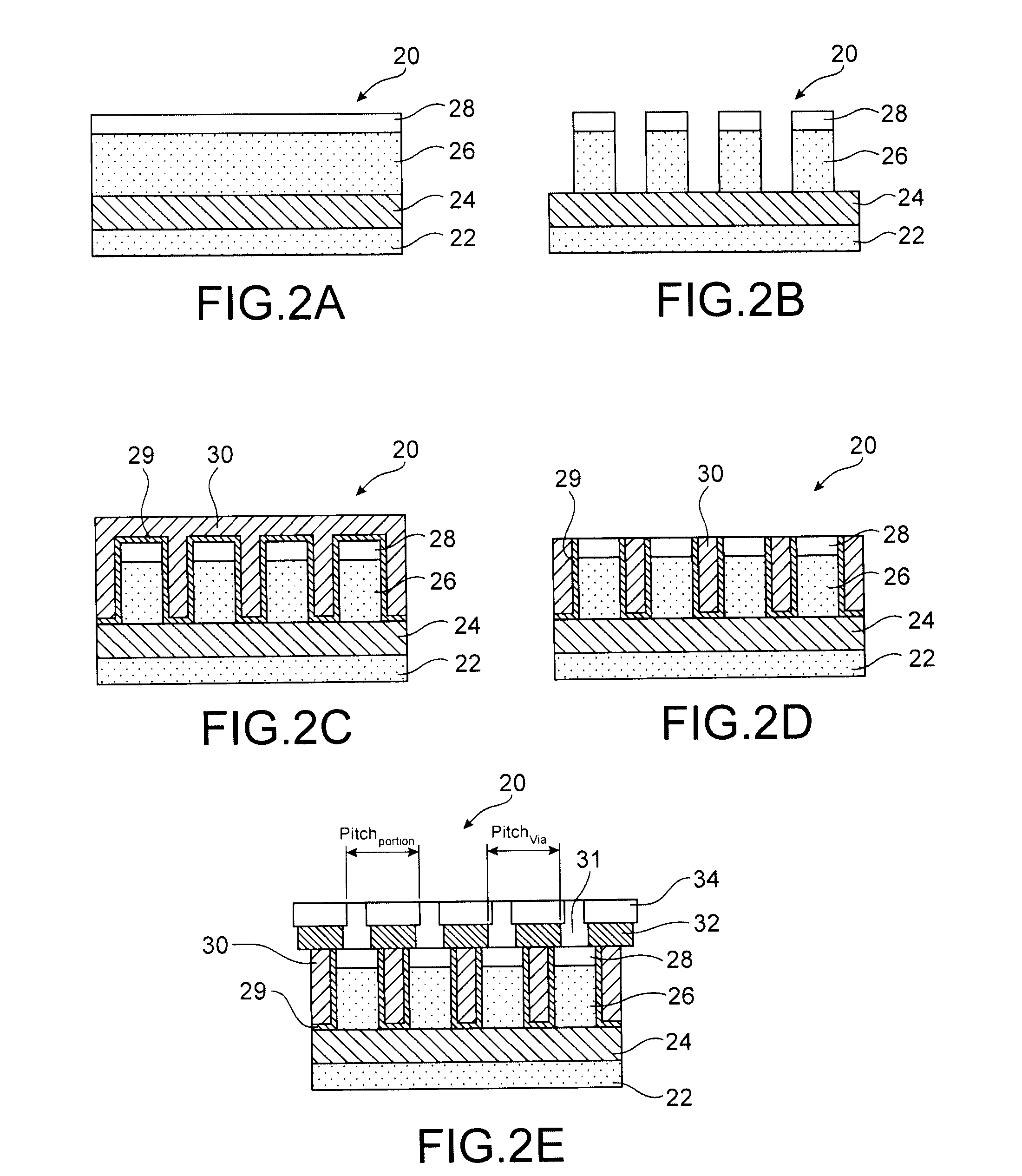 Field effect transistor with alternate electrical contacts