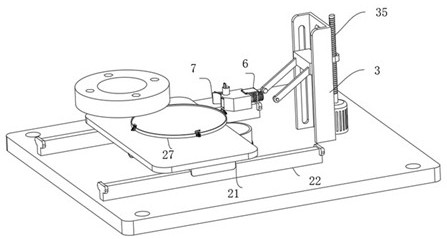 Grinding machine tool device for metal blank