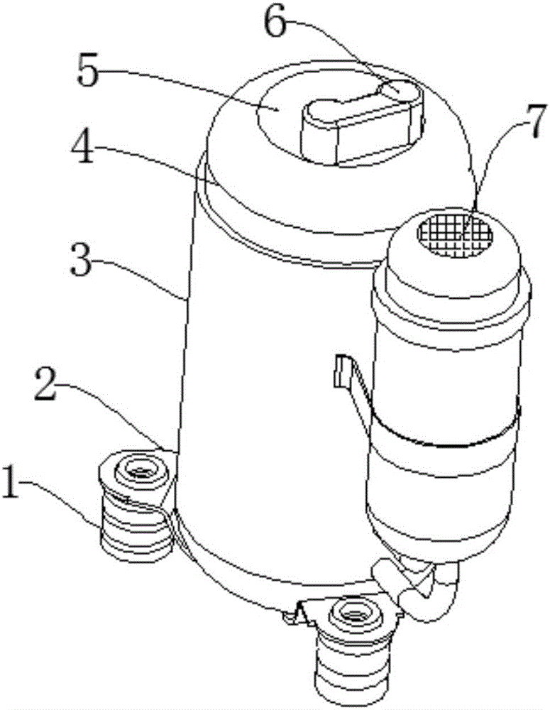 Fruit tree pollination device used for agricultural production