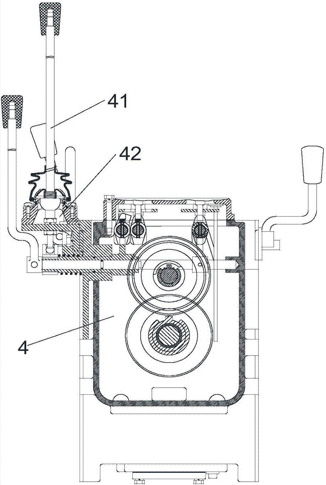 Transmission mechanism assembly of crawler tractor