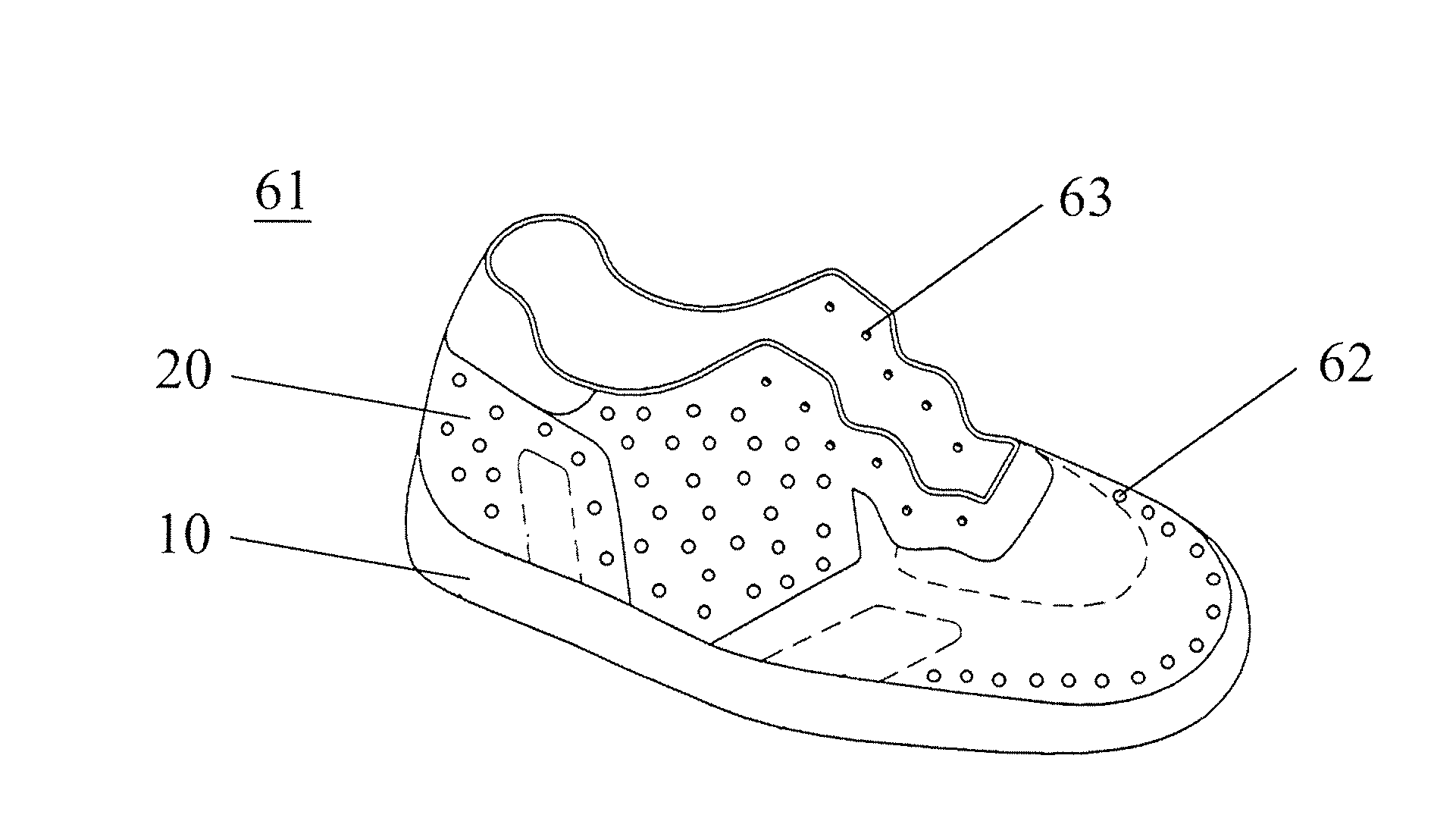 Footwear assembly with breathable and wear-resistant woven vamp