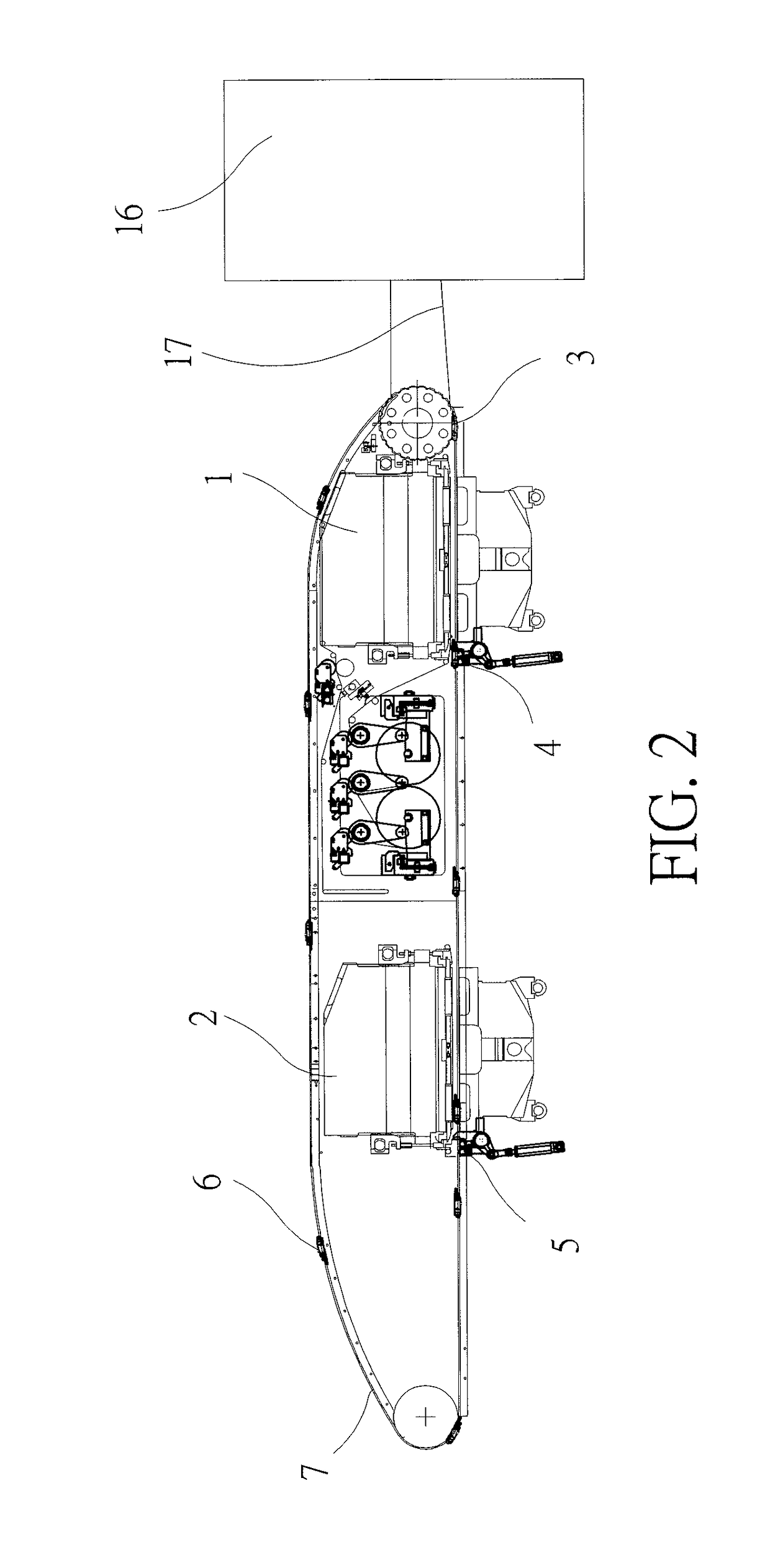 Position fine tuning device used for a unit-type die cutting & hot stamping machine and a working method thereof