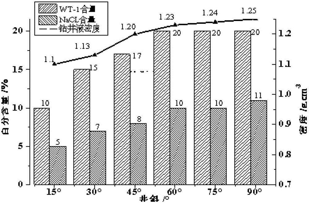 Composite salt low-activity anti-sloughing drilling fluid and construction method thereof
