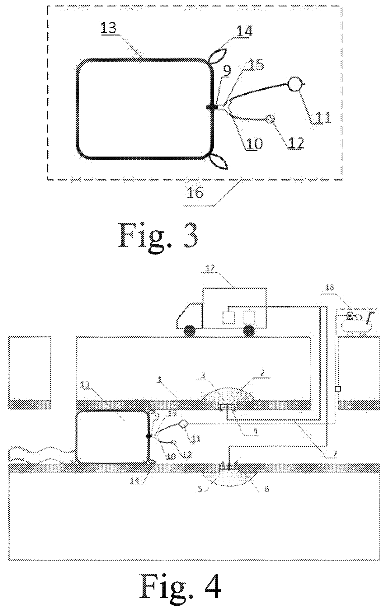 Trenchless rehabilitation device for disconnects on large-diameter concrete drainage pipe and method thereof