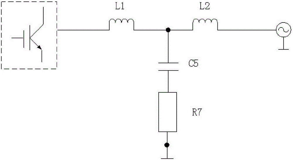 High-frequency filter applied to grid-connected inverter