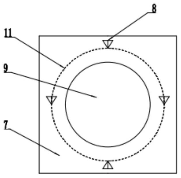 Melt-blown cloth electrostatic attenuation treatment device and test method