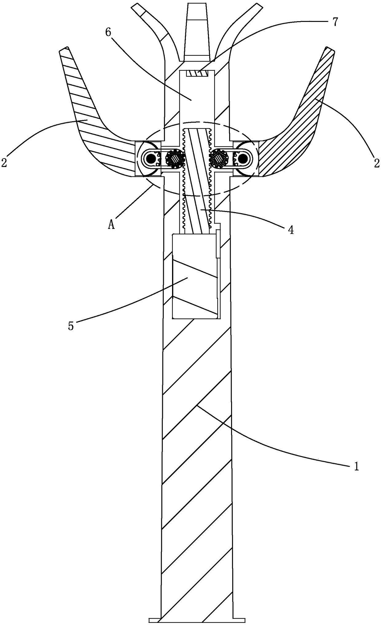 Opening and closing type landscape lamp