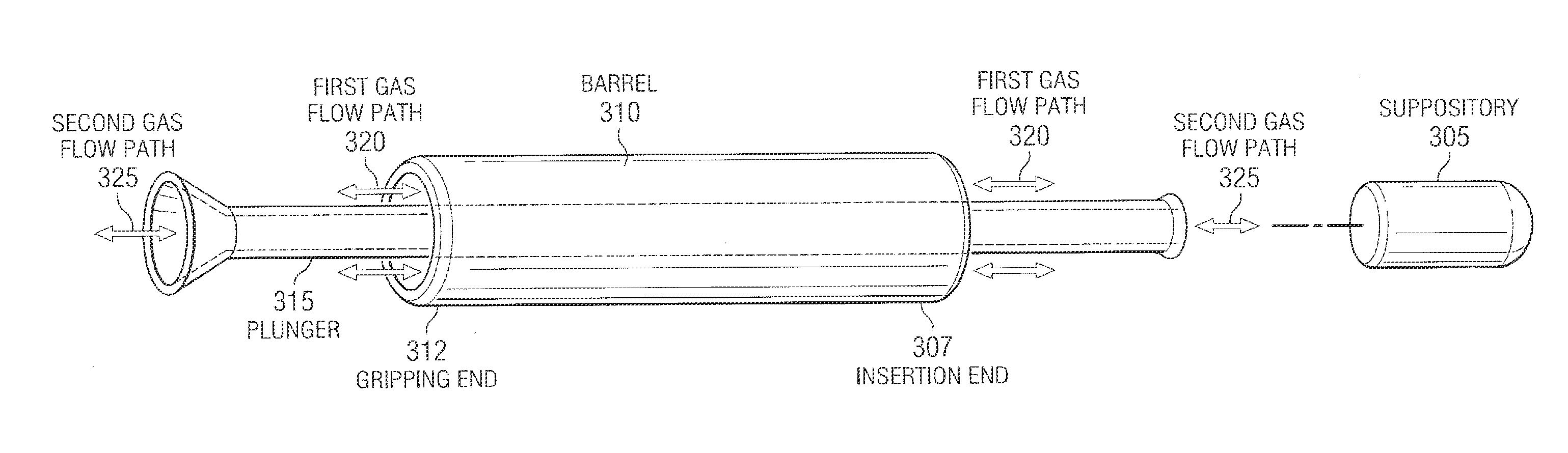 Suppository Insertion Device, Suppository, And Method Of Manufacturing A Suppository