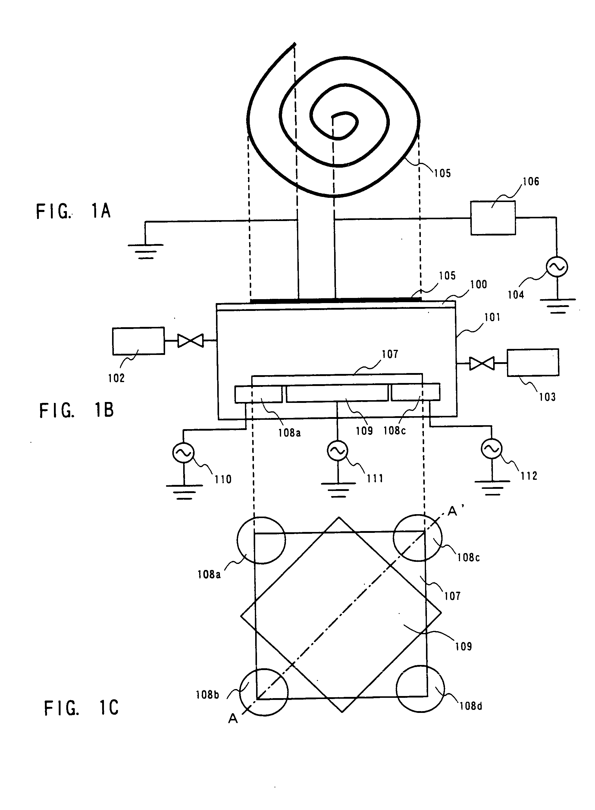 Dry etching apparatus, etching method, and method of forming a wiring