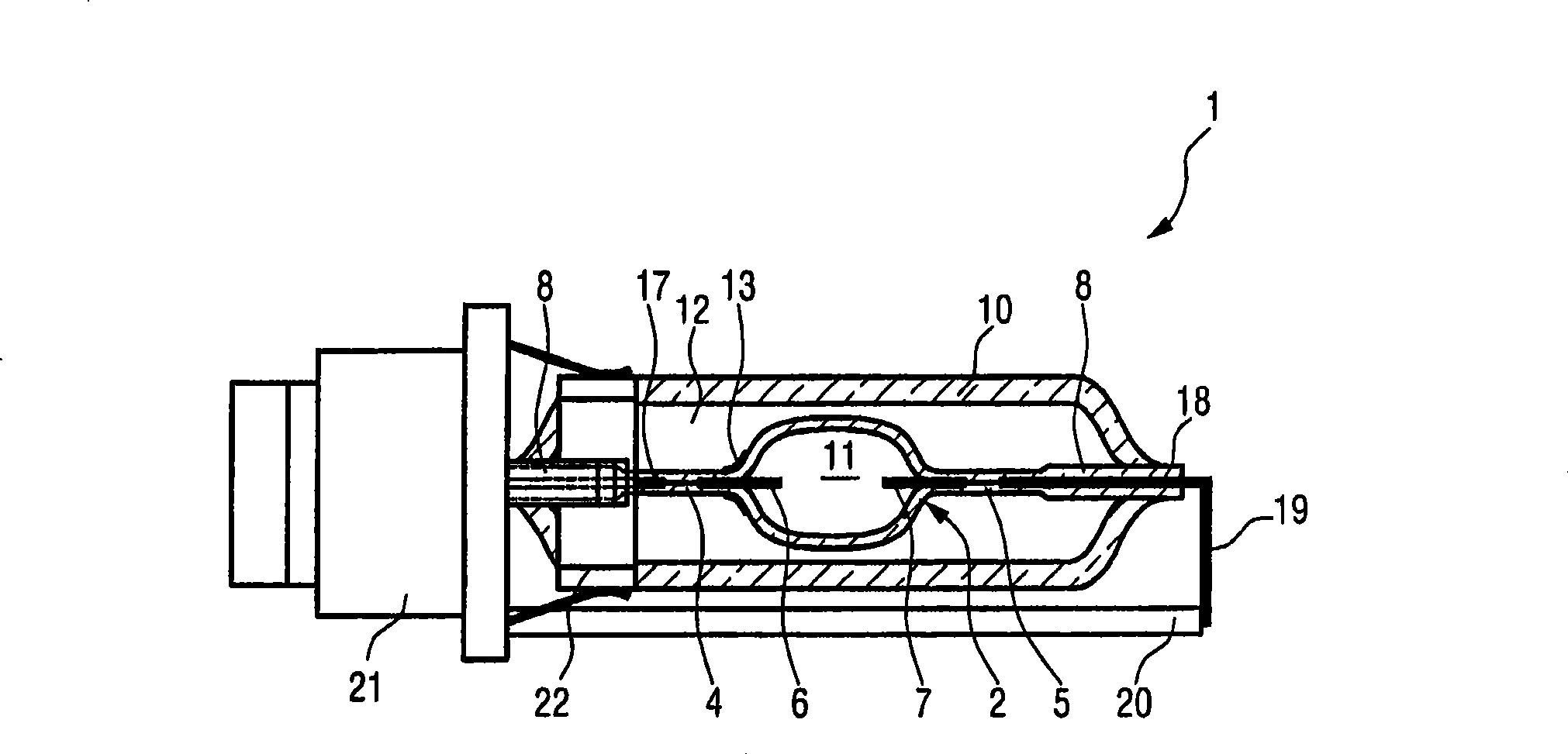 Gas discharge lamp