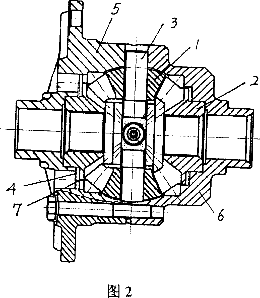 Anti-skid differential with adaptive speed ratio