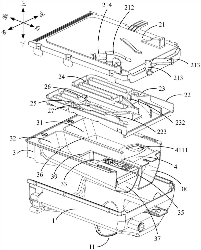 Detergent dispenser and washing machine