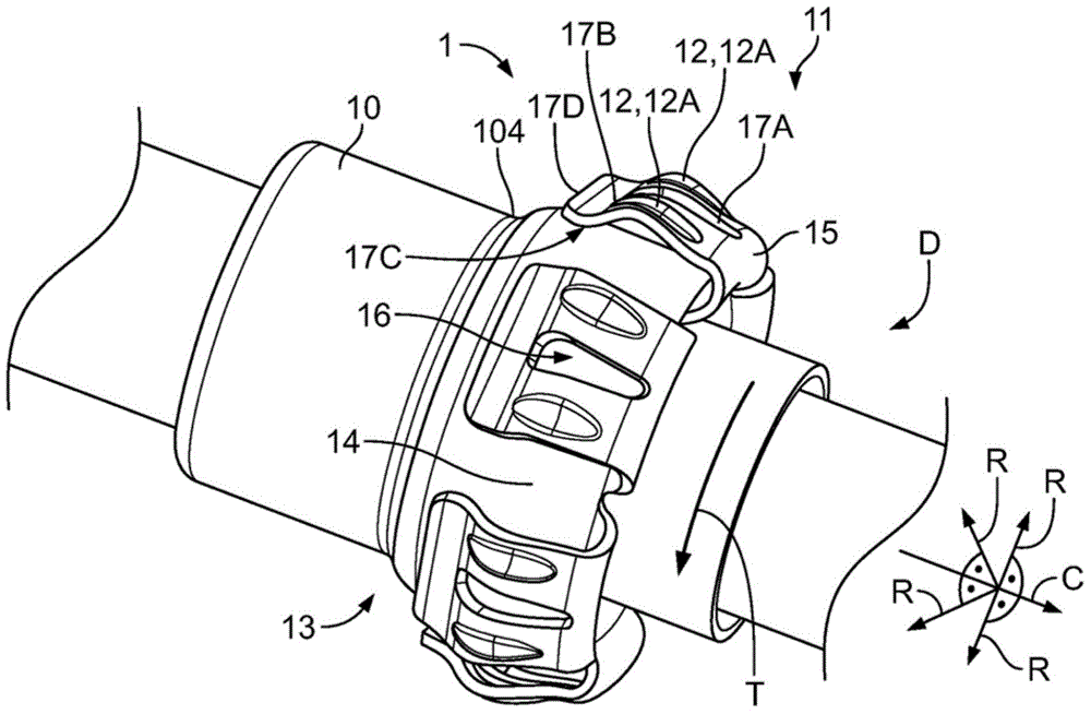Shield sleeve and shielding end element comprising a shield sleeve