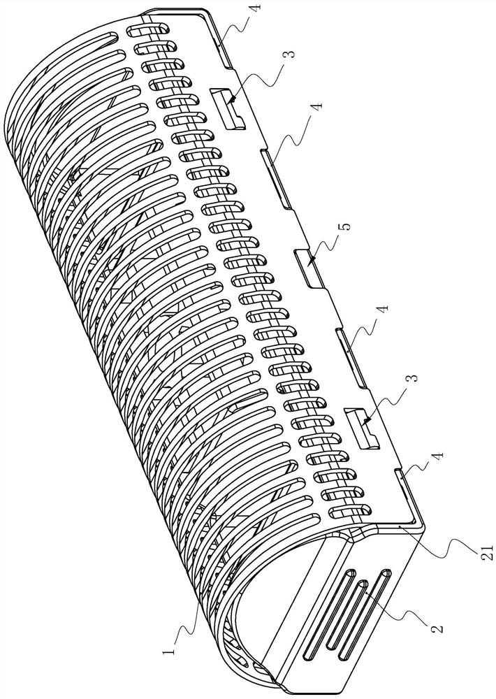 Connecting structure of moving cutter for shaver and cutter head assembly