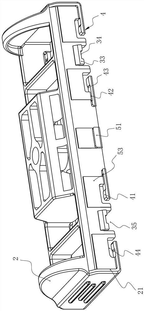 Connecting structure of moving cutter for shaver and cutter head assembly