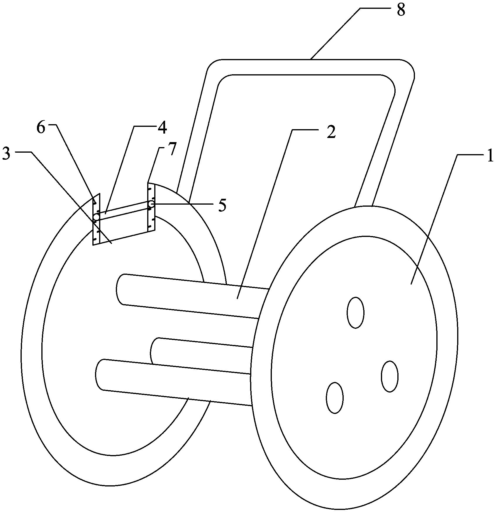 Wooden winding drum for electric cables