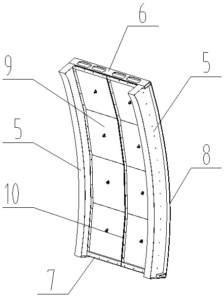 An integrated aircraft fuselage with skin antenna