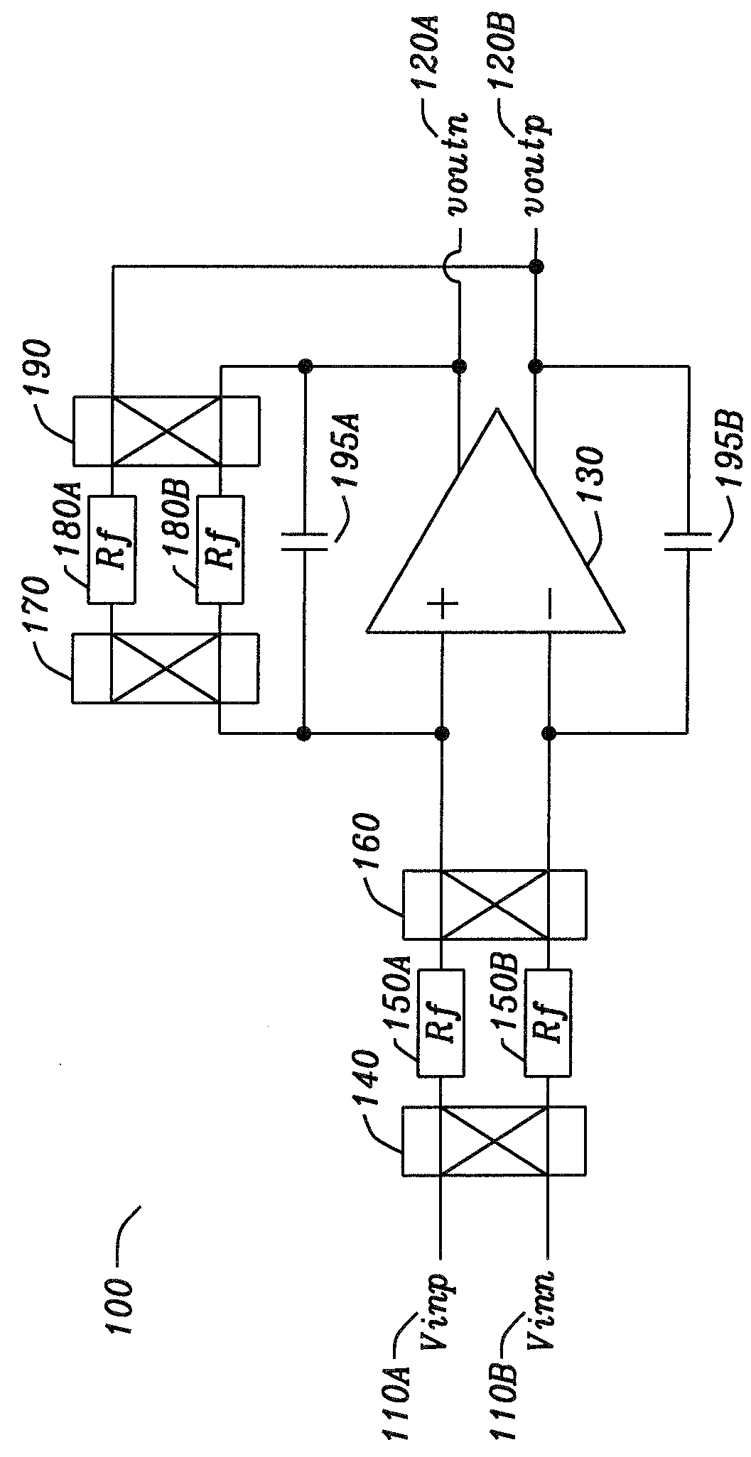Circuit and Method for a High Common Mode Rejection Amplifier by Using a Digitally Controlled Gain Trim Circuit