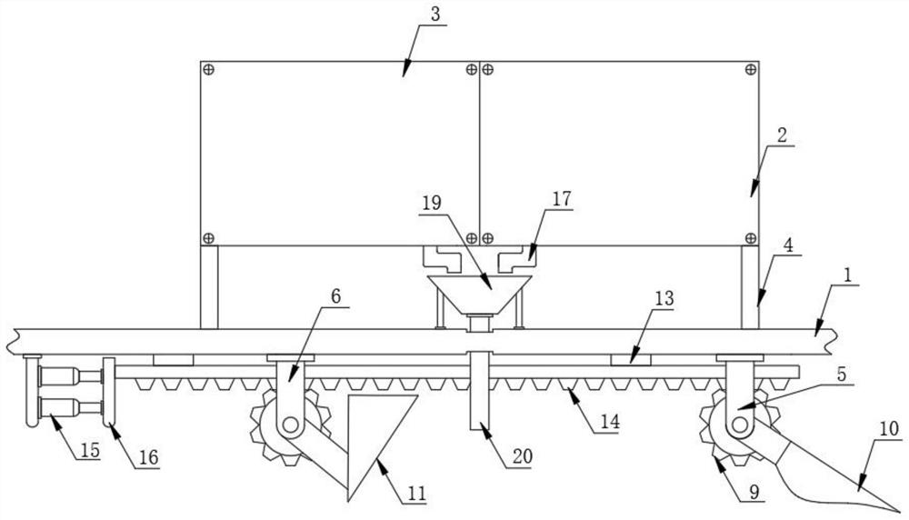 A facility agriculture planting seeder