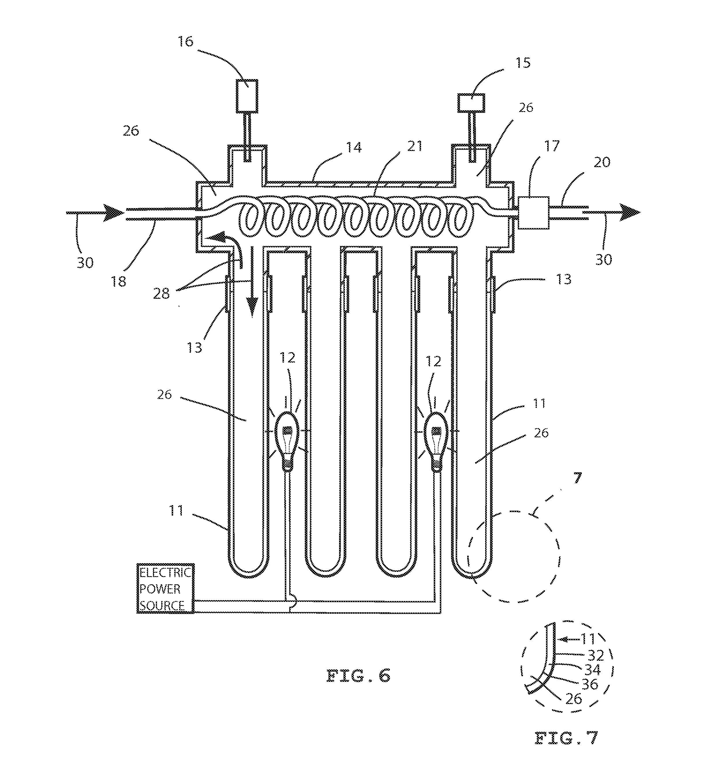 Artificial light and evacuated tube boiler