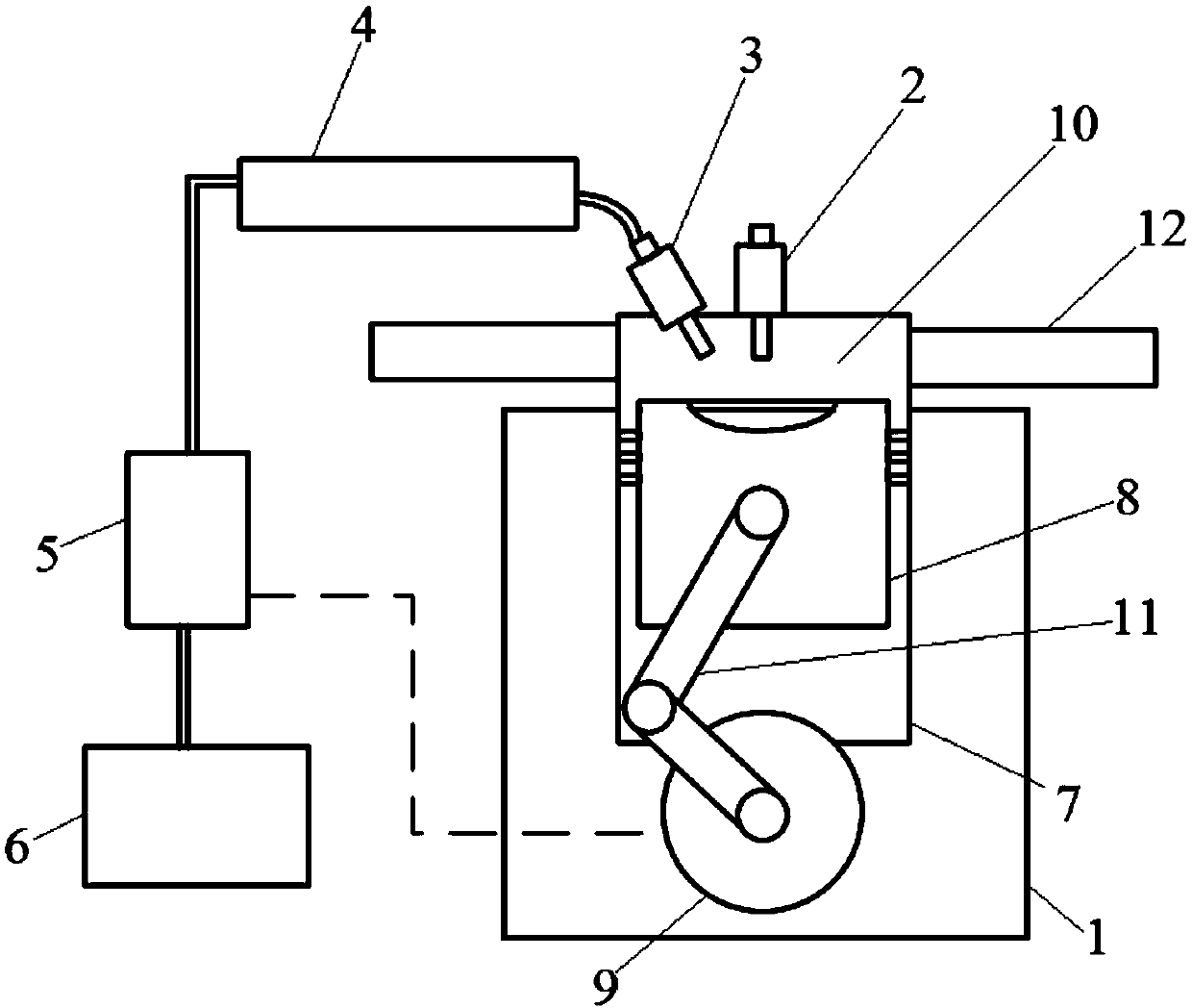 Reciprocating piston type diesel engine in-cylinder high-temperature water supply system