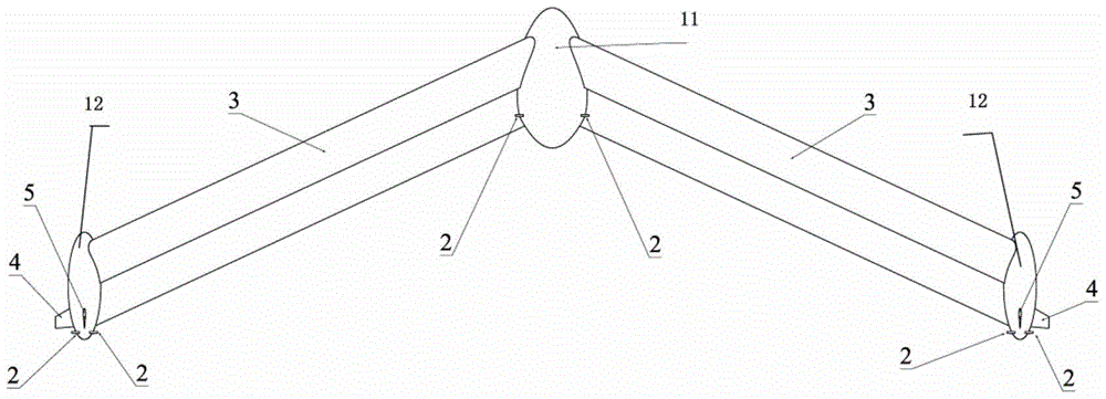 An inflatable buoyancy integrated stratospheric airship with variable wingspan