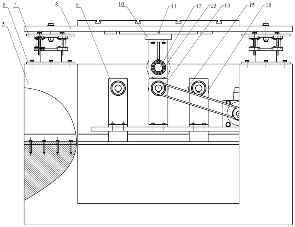 Large-batch testing device for mechanical property degradation detection of aircraft pipeline gasket