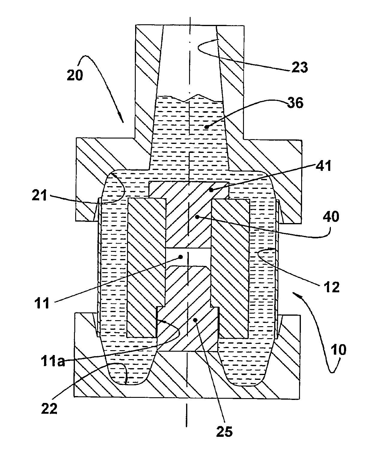 Process for the injection of an electric motor rotor